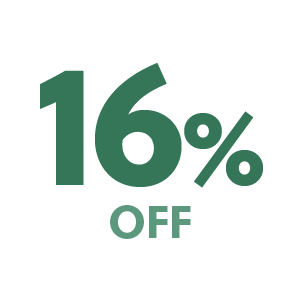 16% off