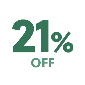 21% off