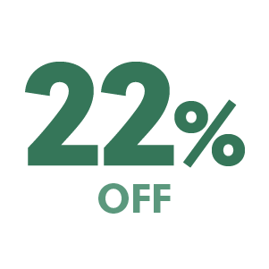 22% off