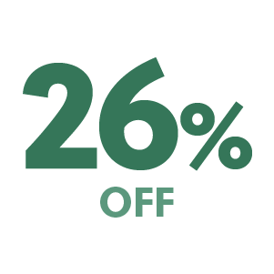 26% off