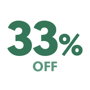 33% off
