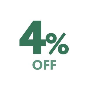 4% off