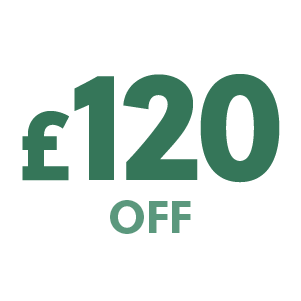 £120 off