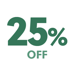25% off