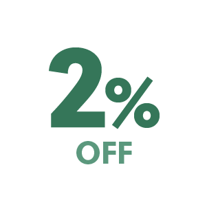 2% off