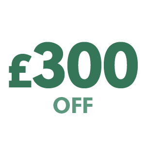 £300 off