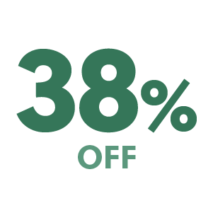 38% off