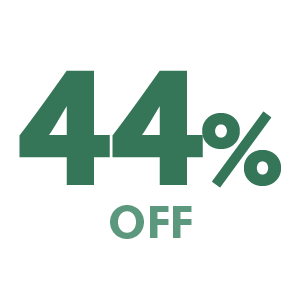 44% off
