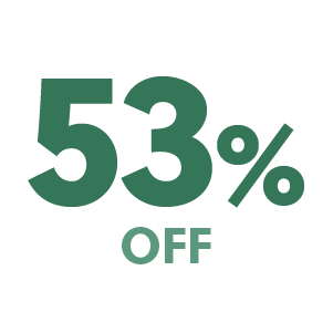 53% off