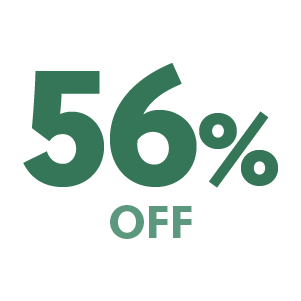 56% off