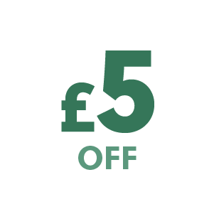£5 off