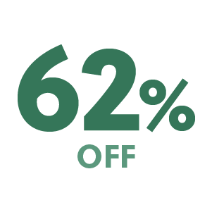 62% off