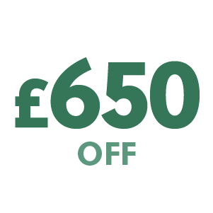 £650 off