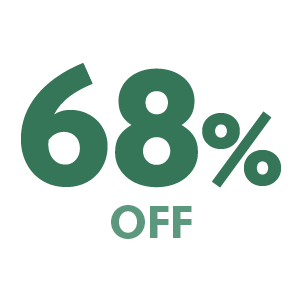 68% off