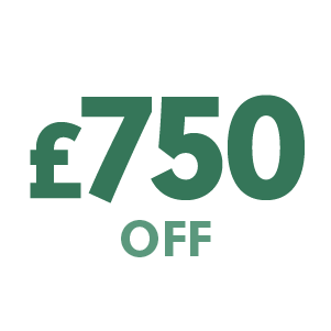 £750 off