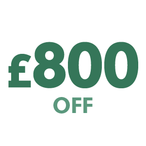 £800 off
