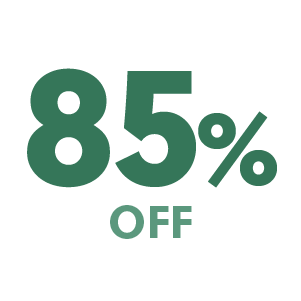 85% off