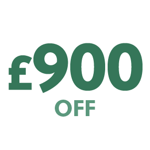 £900 off