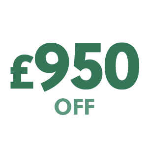 £950 off