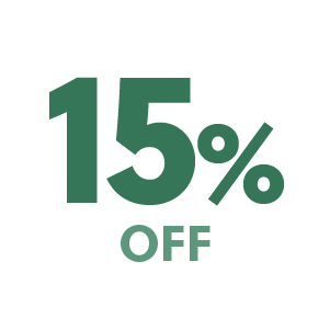 15% off