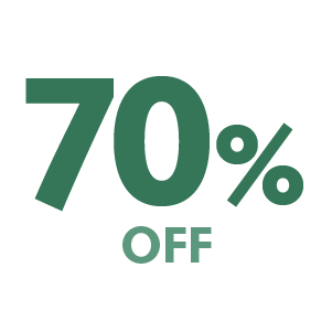 70% off