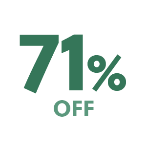 71% off